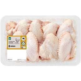 Woolworths 8 Pack RSPCA Approved Chicken Wings 450g - 1.15kg