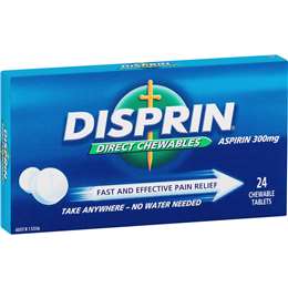 Disprin Direct Chewable Aspirin 24 pack