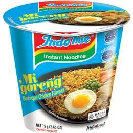 Indomie Instant Noodles Cup Mi Goreng Barbeque Chicken Flavour 75g