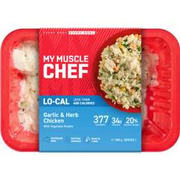 My Muscle Chef Garlic & Herb Chicken With Vegetable Risotto 300g