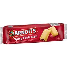 Arnott's Spicy Fruit Roll Biscuits 250g