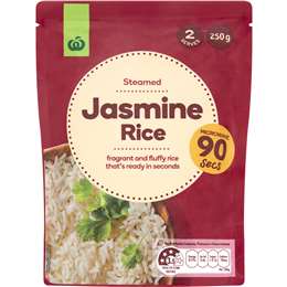 Woolworths Microwave Jasmine Rice 250g