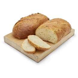 Woolworths 35hr Sourdough Loaf Garlic & Olive Oil each