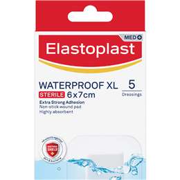 Elastoplast Waterproof XL Plasters 5 pack
