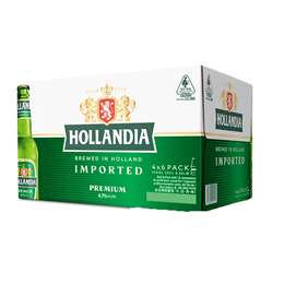 Hollandia Premium Lager Beer Bottles 330mL x 24 case