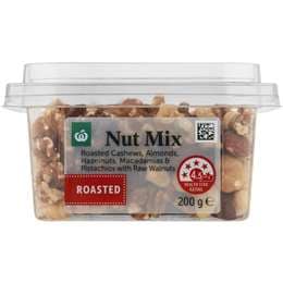 Woolworths Mixed Nuts Oven Roasted 200g