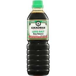 Kikkoman Soy Sauce Reduced Salt 600mL