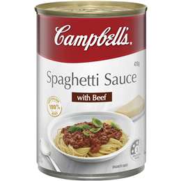 Campbell's Spaghetti Sauce With Beef 410g