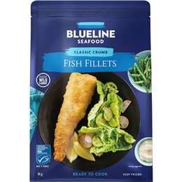Blueline Seafood Classic Crumbed Fish Fillets 1kg