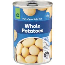 Woolworths Potato Whole 410g