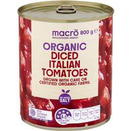 Macro Diced Italian Tomatoes 800g