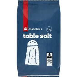 Woolworths Essentials Table Salt 1kg