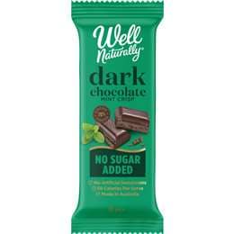 Well Naturally Bars Mint Chocolate Sugar Free 90g