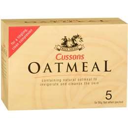 Cussons Prize Medal Oatmeal Bar Soap 5 pack