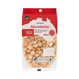 Woolworths Macadamias Roasted & Salted 400g