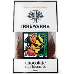 Irrewarra Chocolate Oat Biscuits 200g