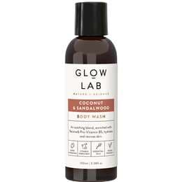 Glow Lab Body Wash Coconut & Sandalwood Mini 100mL