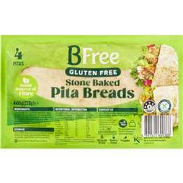 Bfree 4 Stone Baked Pita Bread 220g