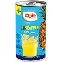 Dole 100% Pineapple Juice 240mL