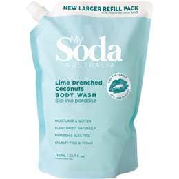 My Soda Body Wash Refill Lime Drenched Coconut 700mL