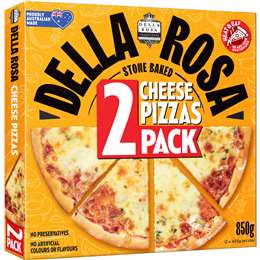 Della Rosa Cheese Pizza 2 pack