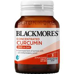Blackmores Concentrated Curcumin Tablets 30 pack