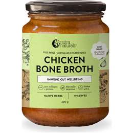 Nutra Naturals Chicken Bone Broth Native Herbs 190g