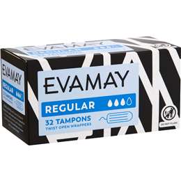 Evamay Regular Tampons 32 pack