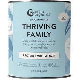 Nutra Naturals Smooth Vanilla Multivitamin Powder 240g
