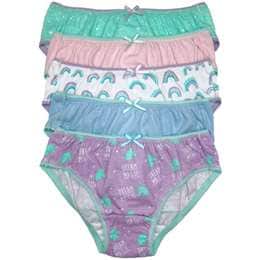 For Kids Girls Briefs Sizes 3-4 Assorted 5 pack