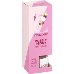 ZenZone Reed Diffuser Bubbly Peony 75mL