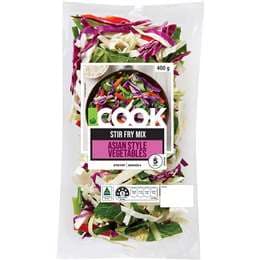 Woolworths COOK Stir Fry Mix Asian Style Vegetables 400g