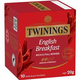Twinings English Breakfast Tea Bags 10 pack