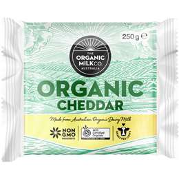 The Organic Milk Co. Organic Cheddar Cheese 250g