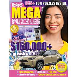 Take 5 Mega Puzzler Magazine each