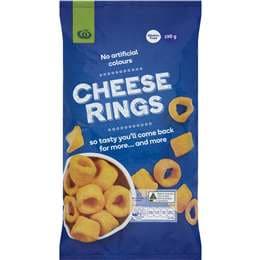 Woolworths Cheese Rings 190g