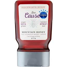 Beechworth 100% Australian Bee Cause Mountain Honey Squeeze 400g