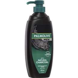 Palmolive Men's Body Wash Shower Gel Natural Charcoal 450mL