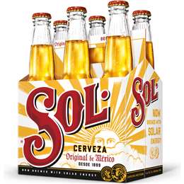 Sol Sol Lager Bottles 330mL x 6 pack