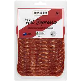 Thomas Dux Sliced Hot Sopressa 100g