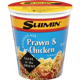 Suimin Chicken & Prawn Noodle Cup 70g