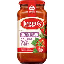 Leggo's Napoletana With Chunky Tomato & Herbs Pasta Sauce 500g