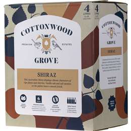 Cottonwood Grove Shiraz Cask 4L