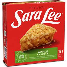 Sara Lee Deep Dish Pie With Apple Crumble Top 800g
