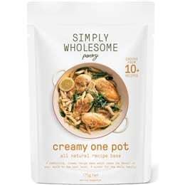 Simply Wholesome Pantry Creamy One Pot All Natural Recipe Base 175g