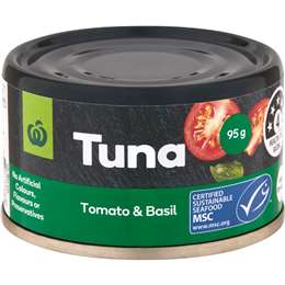 Woolworths Tuna Tomato & Basil 95g