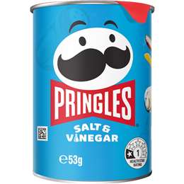 Pringles Salt & Vinegar Potato Chips 53g