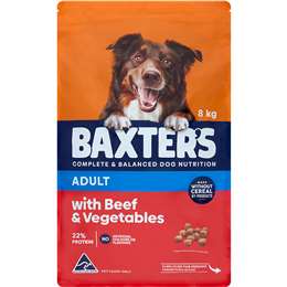 Baxter's Dry Dog Food Beef & Vegetables 8Kg
