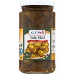 Latin Deli Nacho Sliced Pickled Jalapenos 380g