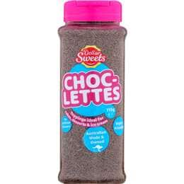 Dollar Sweets Choclettes Sprinkles Jar 115g